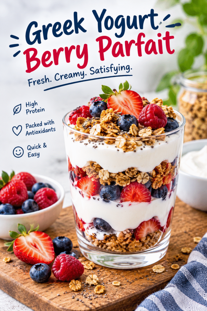Greek Yogurt Berry Parfait